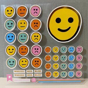 Pipsticks 2018 Smiley Face Stickers